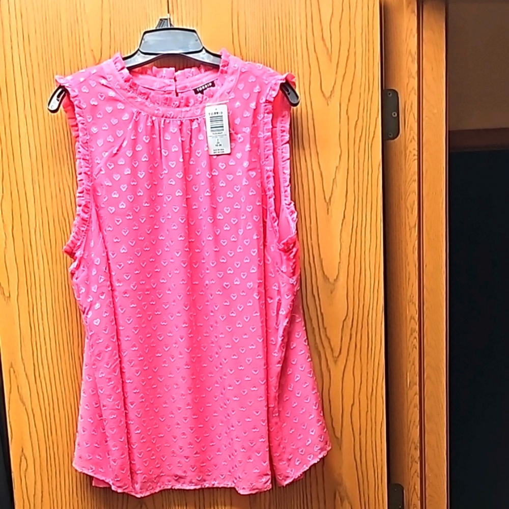 TORRID Pink Sleeveless Top